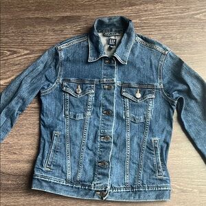 GAP Blue Icon Women's Cropped Denim Jacket XS